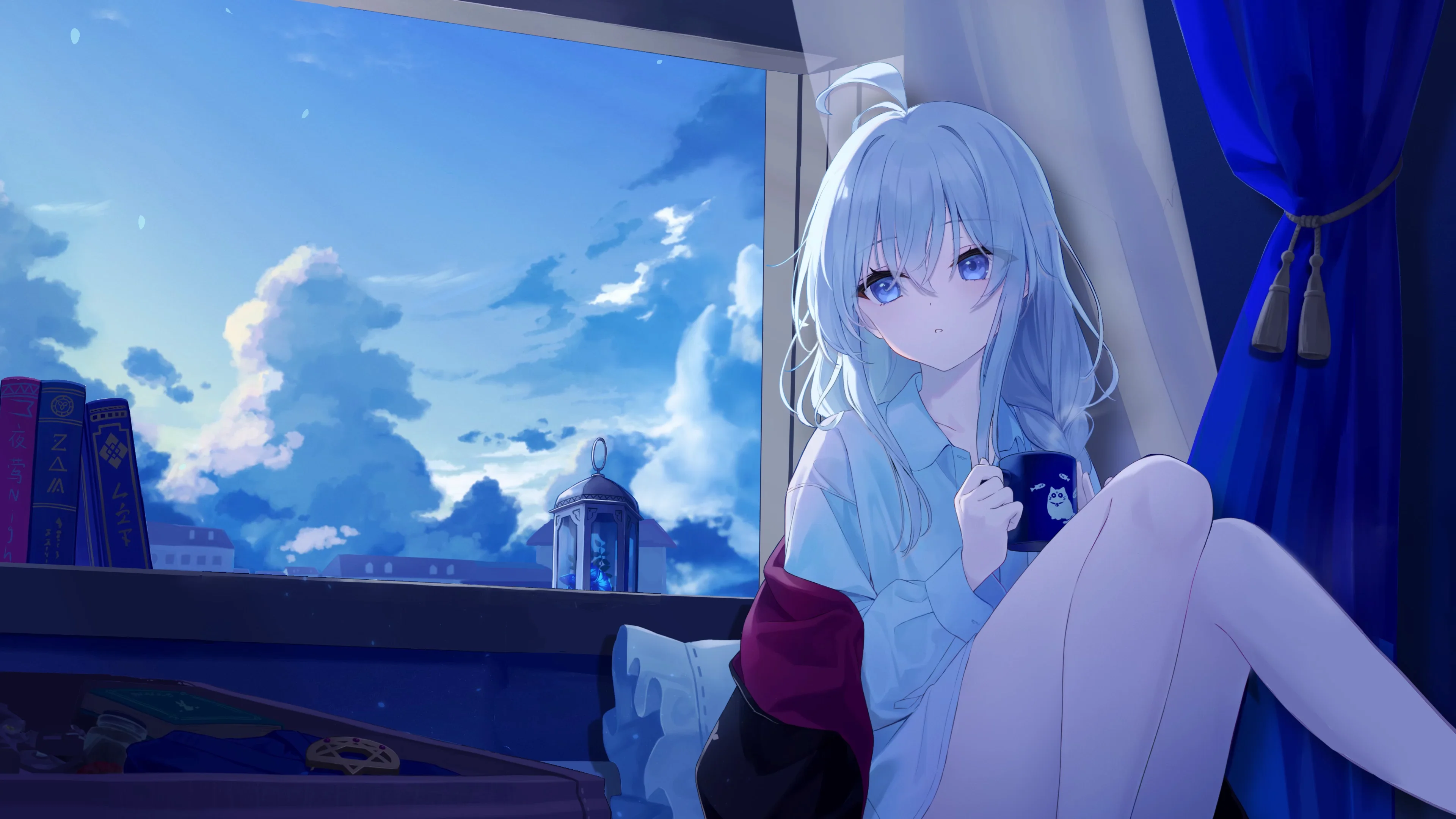 窗旁の伊蕾娜——夜莺Night