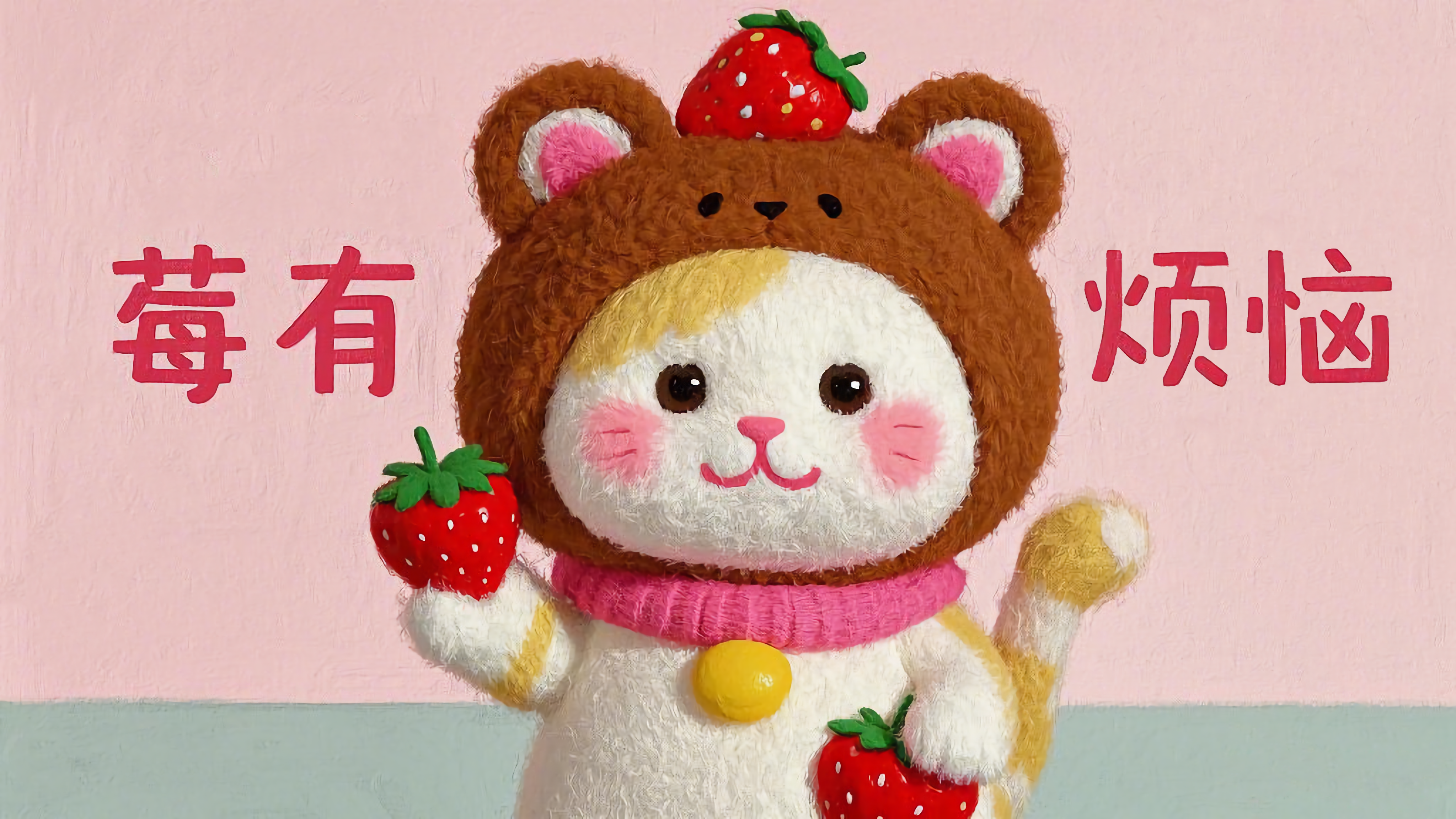 可爱猫咪莓有烦恼