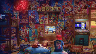 街霸 房间  Street Fighte Arcade SCF room