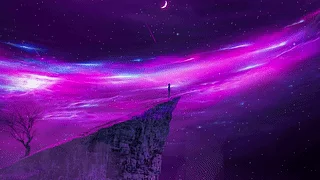 紫星崖瀑 Purple Star cliff Galaxy