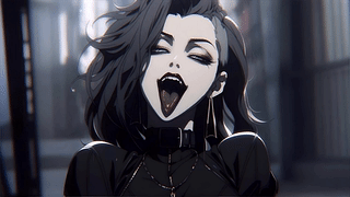 哥特风动漫少女/Gothic Anime Girl