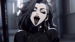 哥特风动漫少女/Gothic Anime Girl 动态壁纸 | 作者：STANKY_LoudPaks