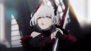 可爱的持剑少女/Cute Anime Girl With Sword