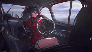 【可随时间变化】德克萨斯 意志（明日方舟）——夜莺Night 动态壁纸 | 作者：夜莺Night