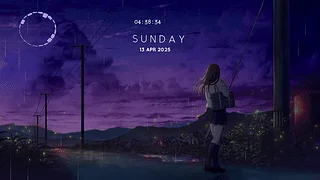 【可随时间变化| 时间自定义】风居住的街道——夜莺Night