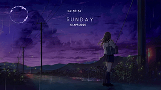 【可随时间变化| 时间自定义】风居住的街道——夜莺Night