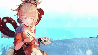 雪山宵宫yoimiya on the snow mountain