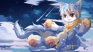 【Furry动态】醉梦~渺若微尘 动态壁纸 | 作者：方子