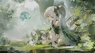 纳西妲. 动态壁纸 | 作者：萧故