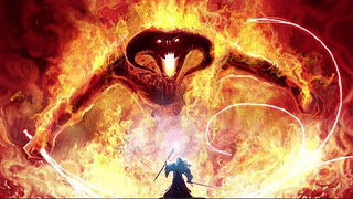 《指环王》甘道夫vs炎魔/lord of the rings - gandalf vs balrog