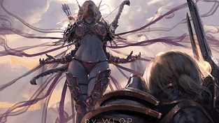 魔兽世界 希尔瓦娜斯/wow shylvana 动态壁纸 | 作者：SKT Kyllar