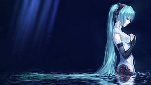 初音未来/mikuagua 动态壁纸 | 作者：SKT Kyllar