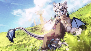 【4K|Furry动态】风车草场的毛毛龙