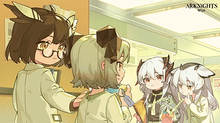 明日方舟Arknights可爱的莱茵生命一家子|伊芙利特、赛雷娅、赫默、白面鸮