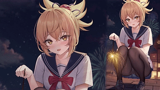 JK宵宫(Genshin Impact Yoimiya in JK uniform)