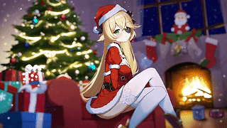 [4k] Fischl's Christmas (菲谢尔的圣诞) --Genshin Impact