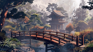 [数字艺术] 和风背景-樱花季 /japan background digital art