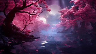 [品红幻域] 超维植物/magenta nature fantasy landscape