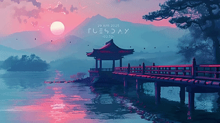 日本背景数字艺术 1/japan background digital art 1