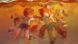 诛青沙滩正太 shota 小男孩 furry 小熊猫 少年