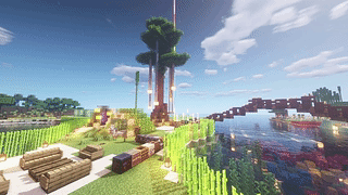 Minecraft - CG纪念 - 龙鸣湾主岛
