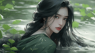 水中古风女神