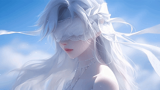 清纯性感蒙眼女神
