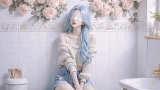 纯欲玫瑰女孩