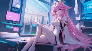 赛博电竞女孩