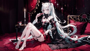 动漫少女/anime girl 动态壁纸 | 作者：SKT Kyllar