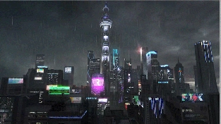 4K-赛博雨夜 动态壁纸 | 作者：春之歌