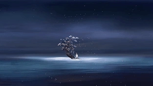 剑来天地孤鹤 动态壁纸 | 作者：季节丶