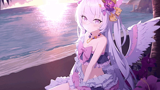 【碧蓝档案】白洲梓_泳装(Azusa_Swimsuit) 待机动画