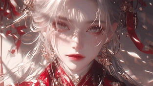 粉黛红妆动态版 动态壁纸 | 作者：蓝不住