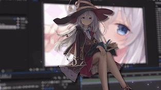 魔女之旅/伊蕾娜/The Journey of Elaina-旅行日记 动态壁纸 | 作者：灰发的伊蕾娜