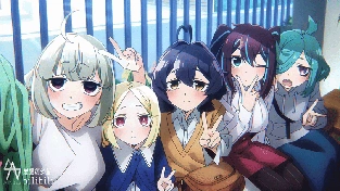 憧憬成为魔法少女 | 五人の大合照(´･ω･`) 4k —爱酷痣多星AiKuzz 动态壁纸 | 作者：爱酷痣多星AiKuzz