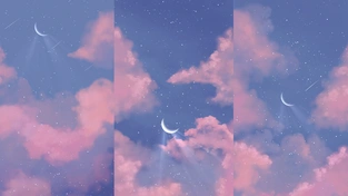 晴天晚霞 动态壁纸 | 作者：可恨的长颈鹿