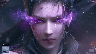 永劫无间-紫色光芒 动态壁纸 | 作者：小佛