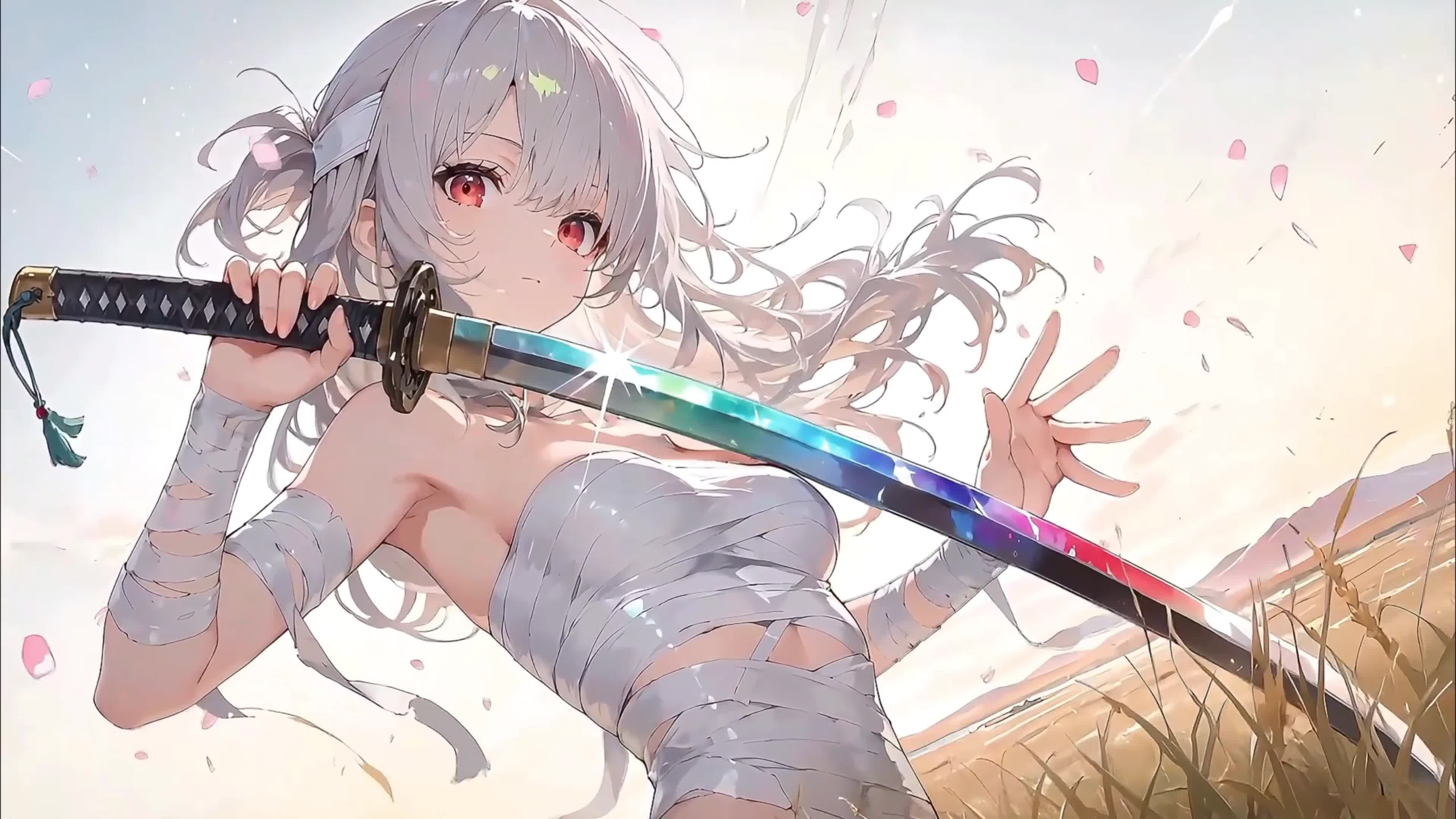 武士动漫少女