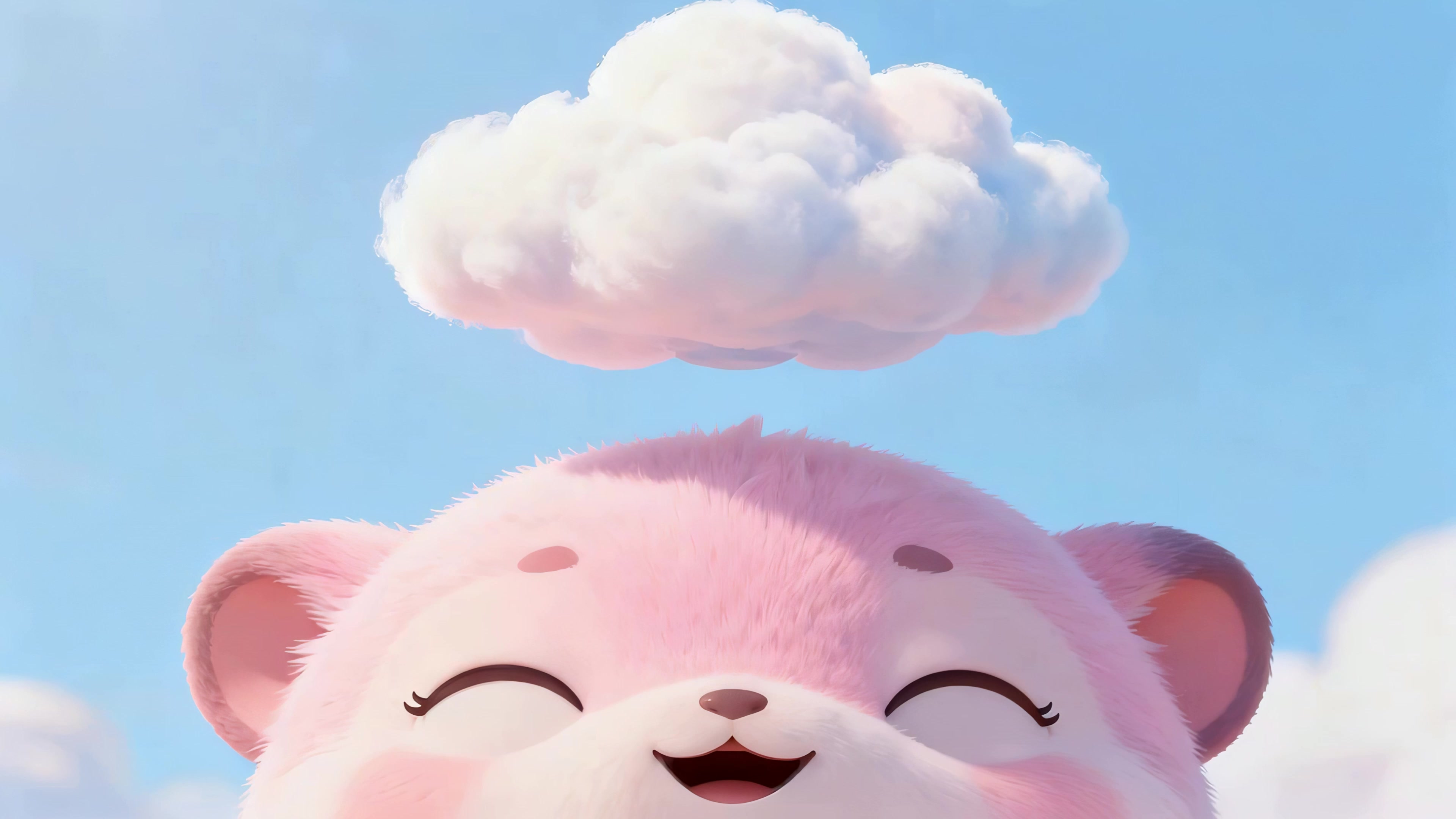 云朵下的小可爱
