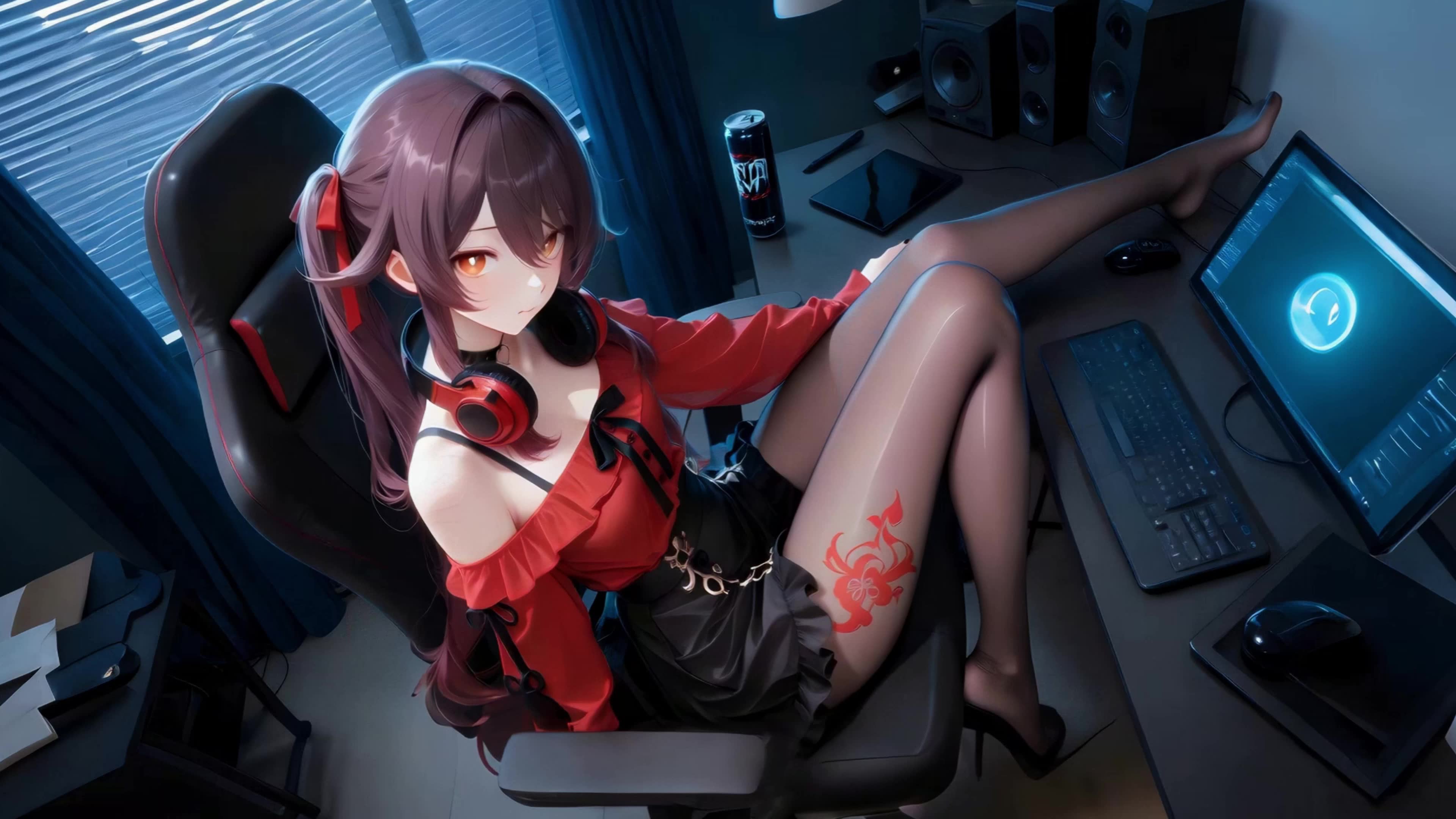 可爱黑丝女孩