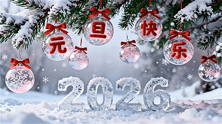 2026元旦快乐氛围感桌面