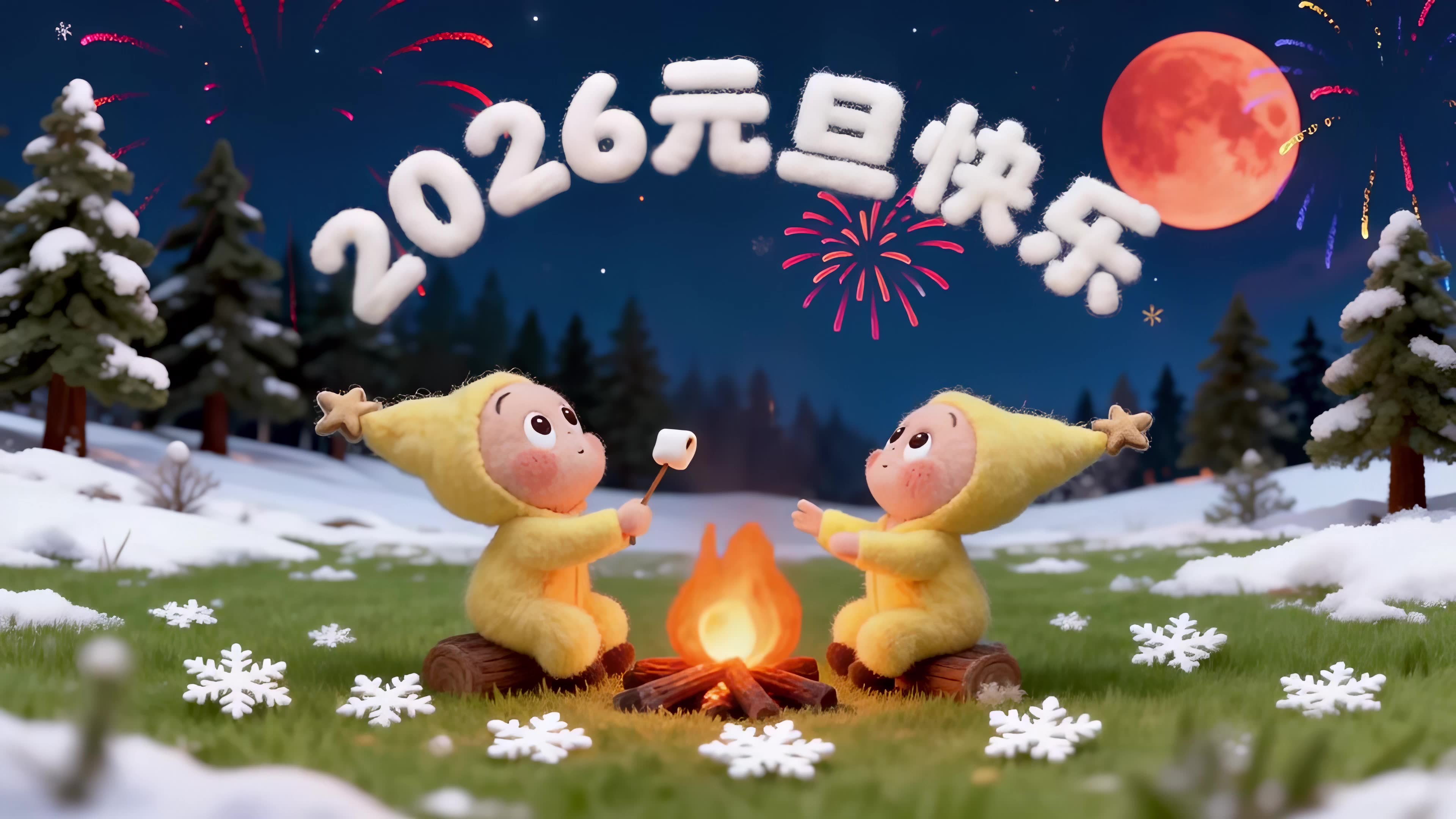 治愈星星人元旦主题