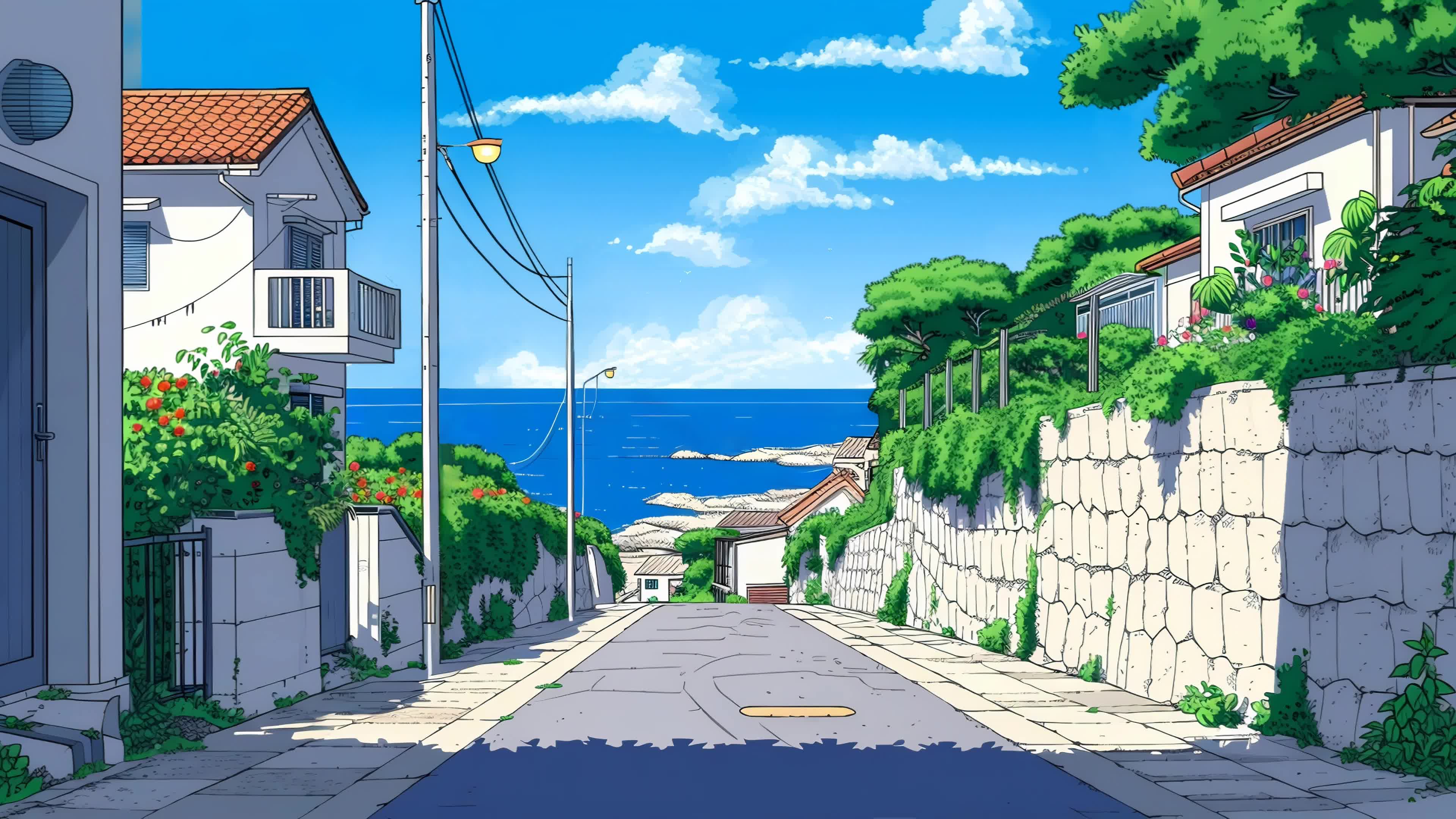 乡村的那片海
