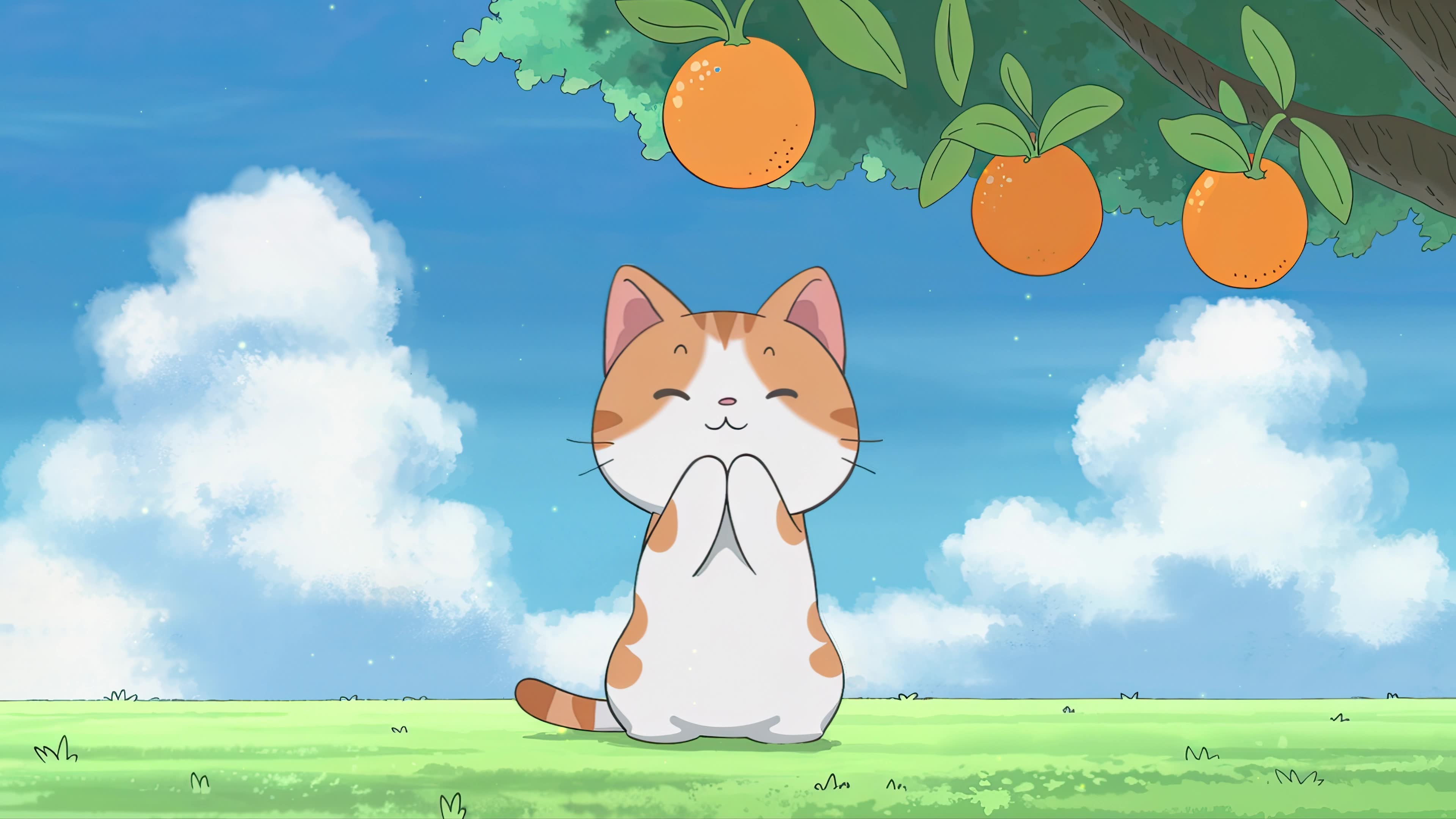 可爱许愿猫咪