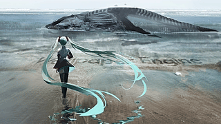 麻匪 初音未来 MIKU 海边 32:9 21:9 16:9 16:10