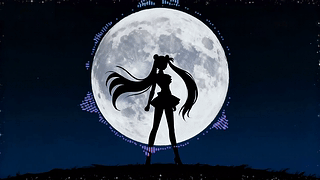 美少女剪影