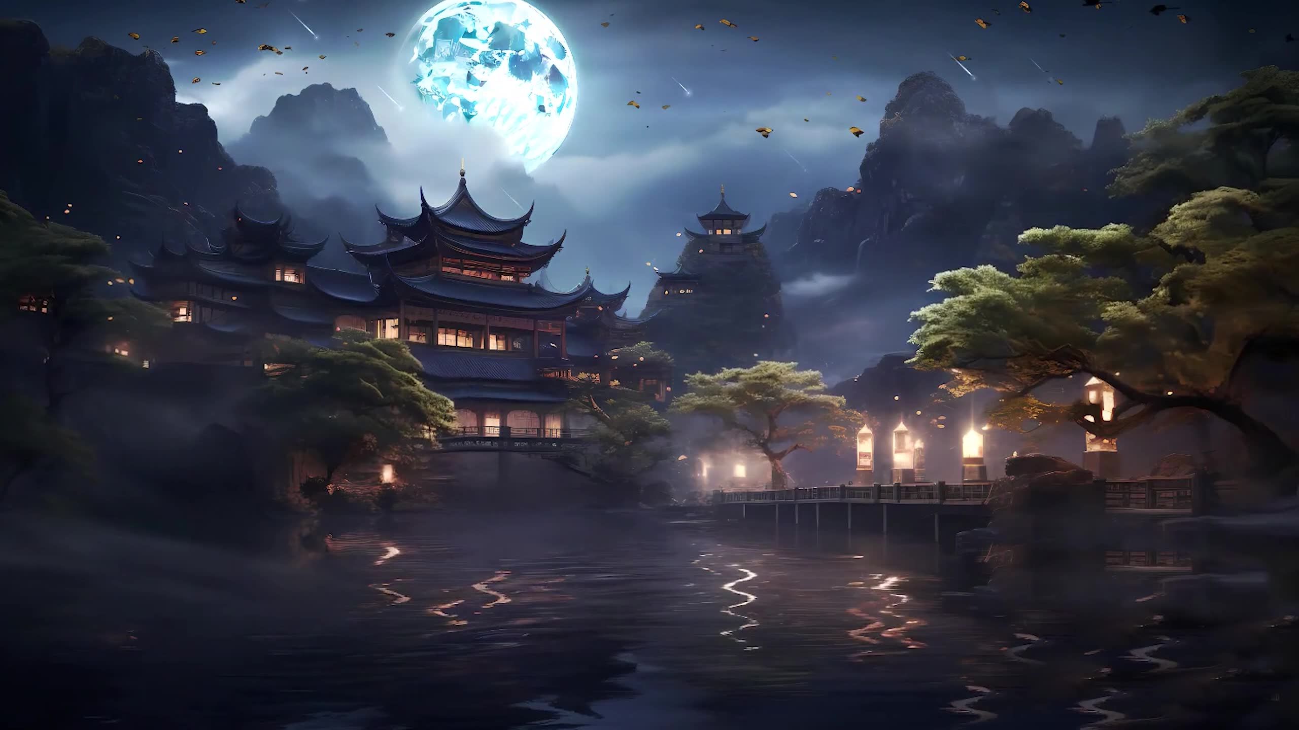 古风夜景