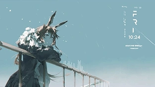 Amiya 阿米娅 淡蓝の梦——夜莺Night【Arknights 明日方舟】 动态壁纸 | 作者：用户aaacN5NNU