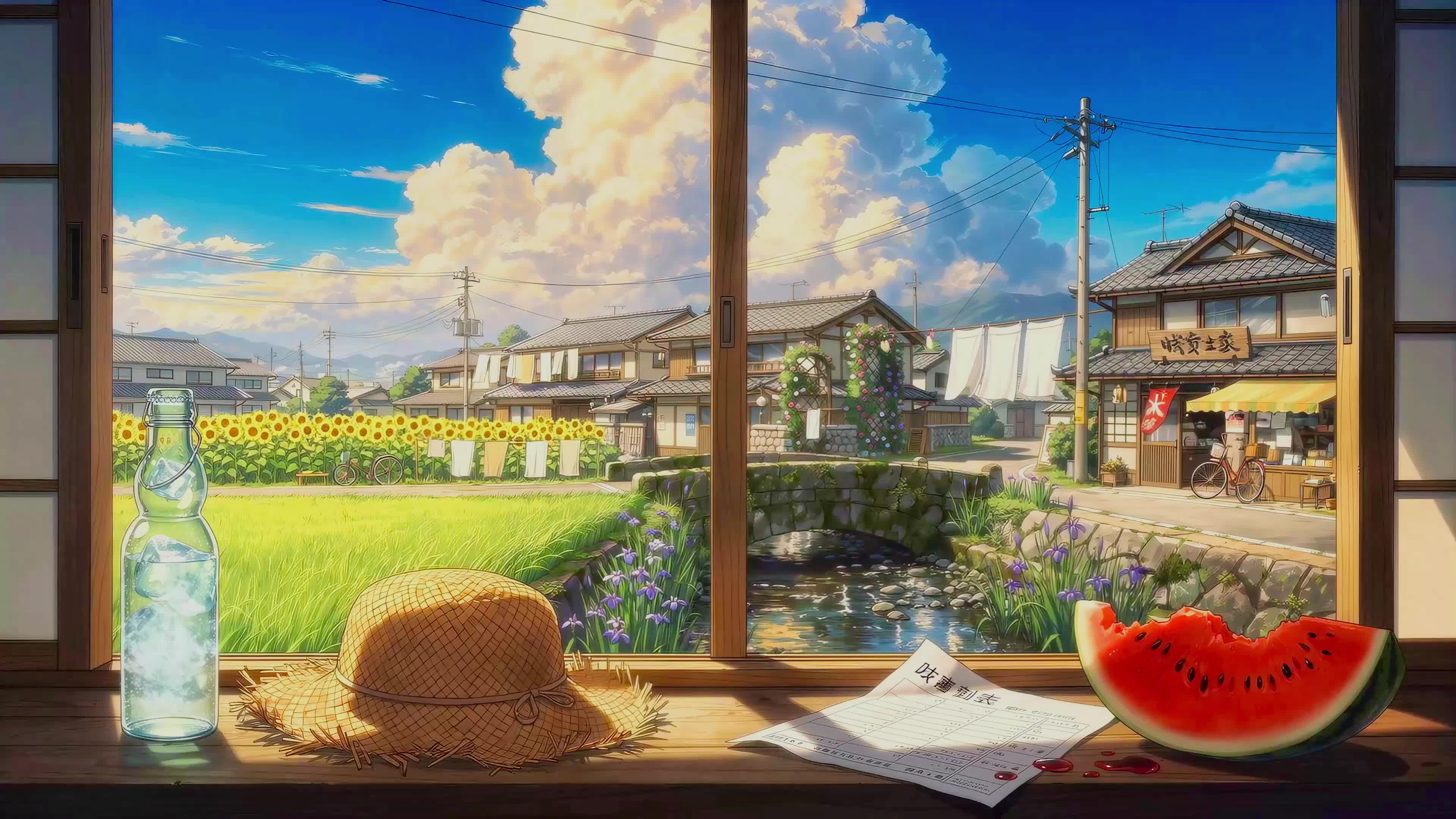 夏日乡村的治愈日常